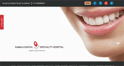 Desktop Screenshot of kamaladental.com